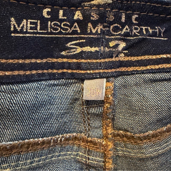 Seven 7 Classic Melissa McCarthy Dark Wash Bootcut Jeans - Size 20W - Picture 6 of 8
